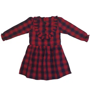 پیراهن دخترانه مدل چهارخانه