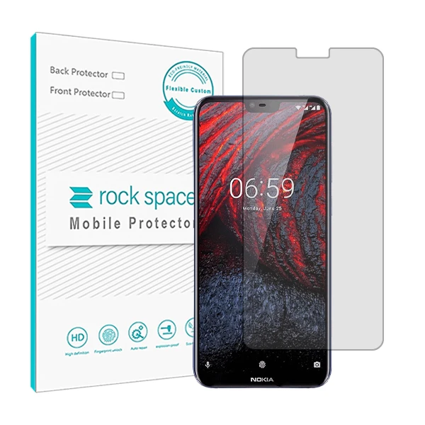 محافظ صفحه نمایش شفاف راک اسپیس مدل HyGEL مناسب برای گوشی موبایل نوکیا 6.1 Plus