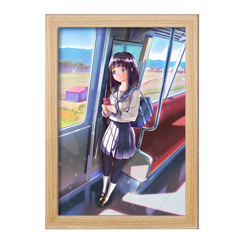 تابلو خندالو مدل چیتاندا انیمه هیوکا Hyouka  کد 17061