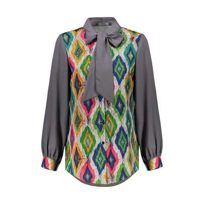 راهنمای خرید انواع مدل شومیز کرپ حریر طرح دار و گلدار بلند دخترانه با قیمت مناسب و ارزان