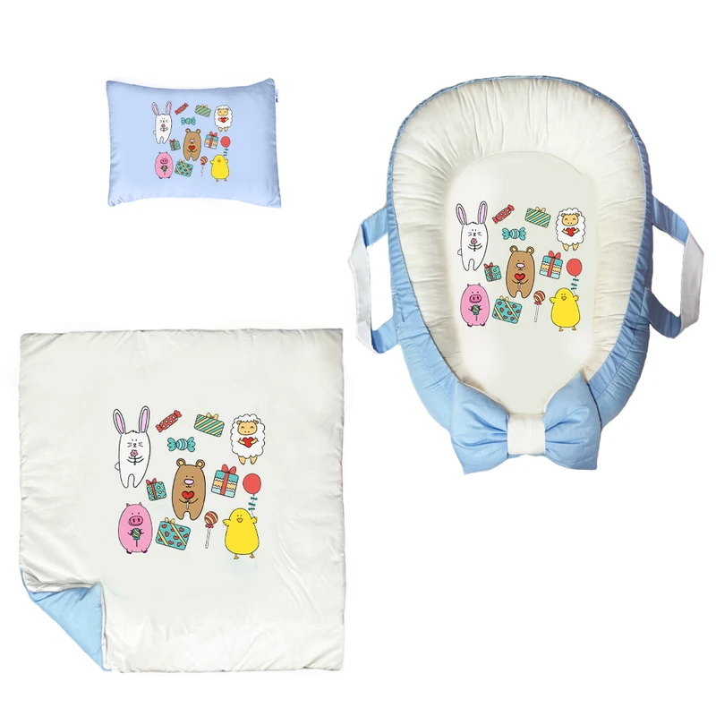 سرویس خواب 3 تکه نوزاد پادآفرین مدل گارد محافظ کد PG028  