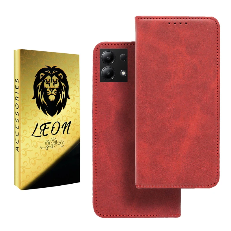 کیف کلاسوری لئون مدل Spork Yo مناسب برای گوشی موبایل شیائومی Redmi Note 13 4G