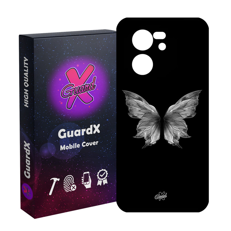 کاور گارد ایکس طرح پروانه مدل Glass10697 مناسب برای گوشی موبایل شیائومی 13T/13T Pro/Redmi K60 Ultra