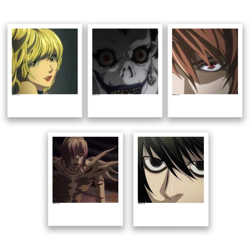 آویز تزیینی عرش مدل انیمه دفترچه مرگ کد Asa454 مجموعه پنچ عددی