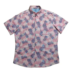 شومیز آستین کوتاه یقه برگردان زنانه مدل هاوایی