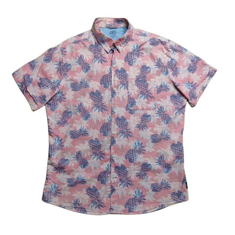 شومیز آستین کوتاه یقه برگردان زنانه مدل هاوایی