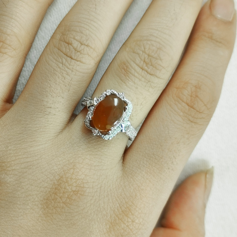 انگشتر نقره زنانه سلین کالا کد 10عقیق انگشتر نقره زنانه سلین کالا کد 10عقیق