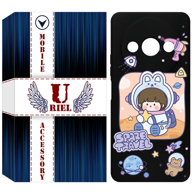 کاور یوریل قاب مدل KSH کد 9 طرح دختر فضانورد مناسب برای گوشی موبایل شیائومی Redmi A3 / A3x