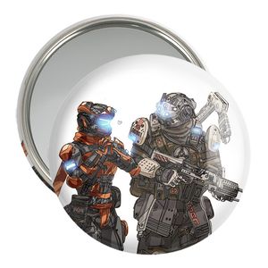آینه جیبی خندالو مدل بازی تایتان فال (Titanfall) کد 32626