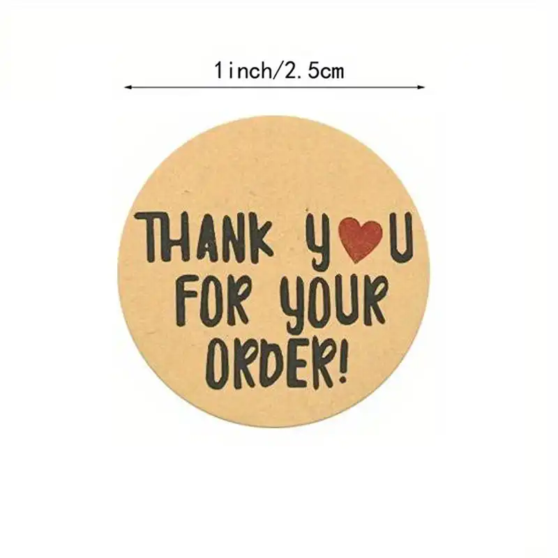 برچسب طرح تشکر مدل S-09 بسته 500 عددی