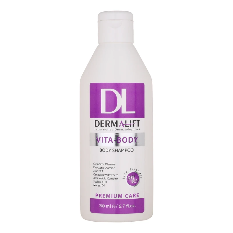 شامپو بدن درمالیفت مدل بید مناسب برای انواع پوست حجم 200 میلی لیتر