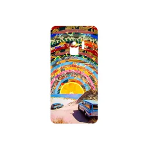 MAHOOT Collage of Orange Sky Cover Sticker for Samsung Galaxy S9