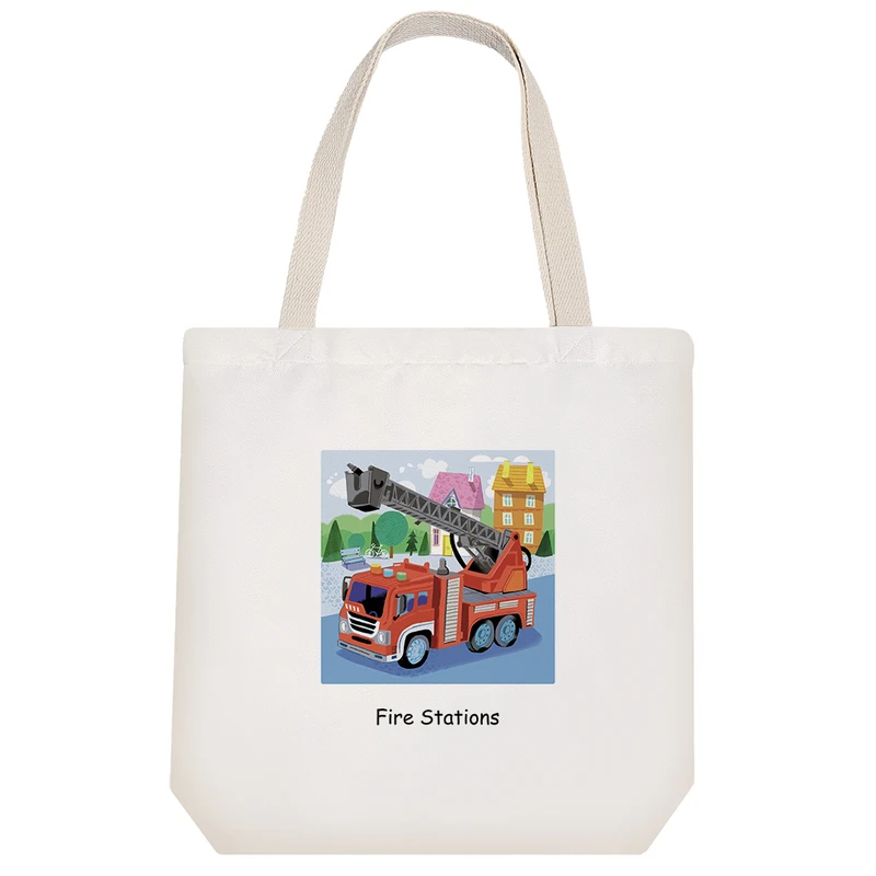 ساک خرید خندالو مدل ماشین آتش نشانی کد H1281