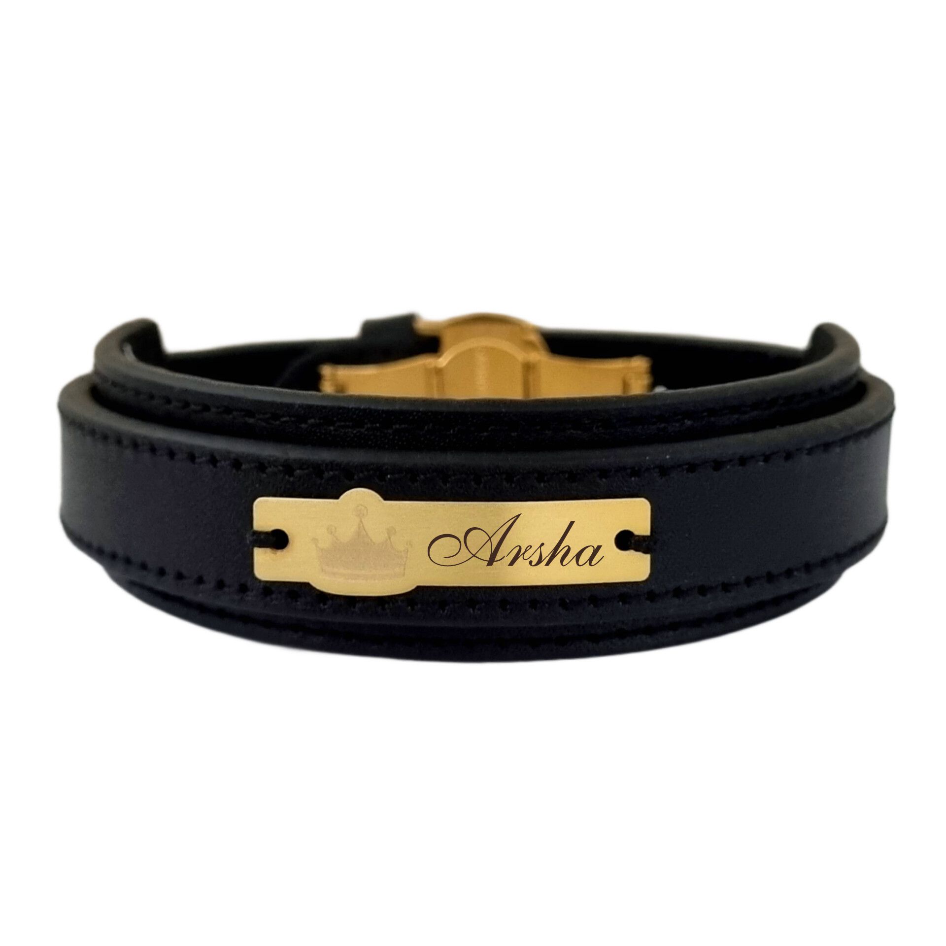 دستبند طلا 18 عیار مردانه لیردا مدل اسم آرشا 823