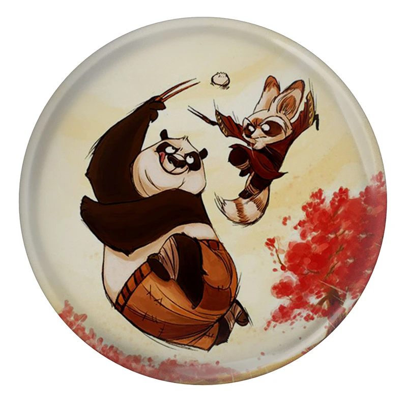مگنت مدل S12675 طرح کارتون پاندا کونگ فو کار و استاد شیفو