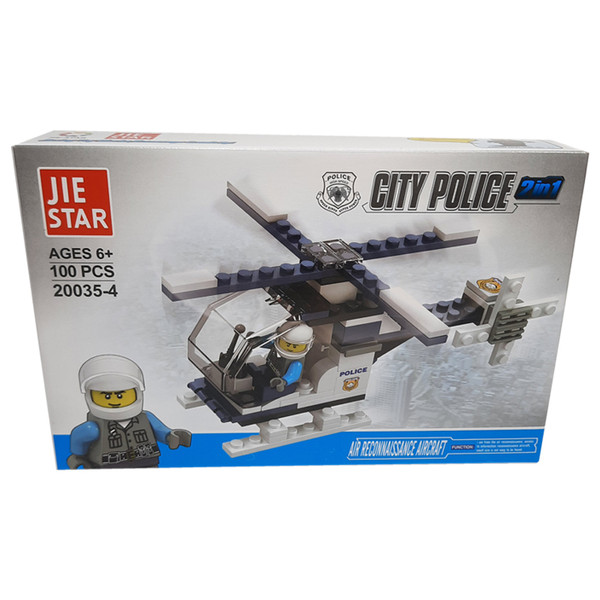 ساختنی ژی استار مدل هلیکوپتر پلیس کد 20035-4