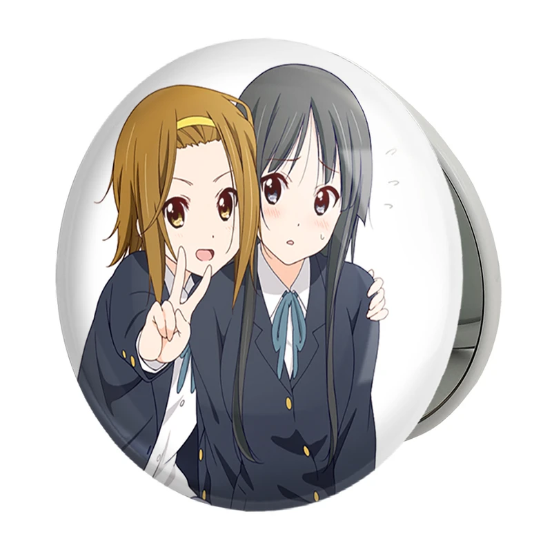 آینه جیبی خندالو طرح ریتسو و میو انیمه كي اون مدل تاشو کد 34135