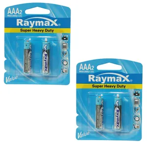 باتری نیم قلمی رایمکس مدل Super Heavy Duty بسته چهار عددی