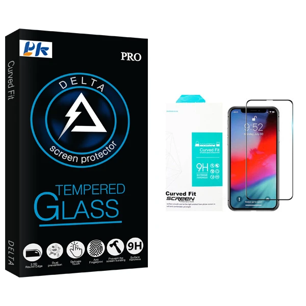 محافظ صفحه نمایش مات پی کی مدل Delta Glass مناسب برای گوشی موبایل اپل Iphone Xr/ 11