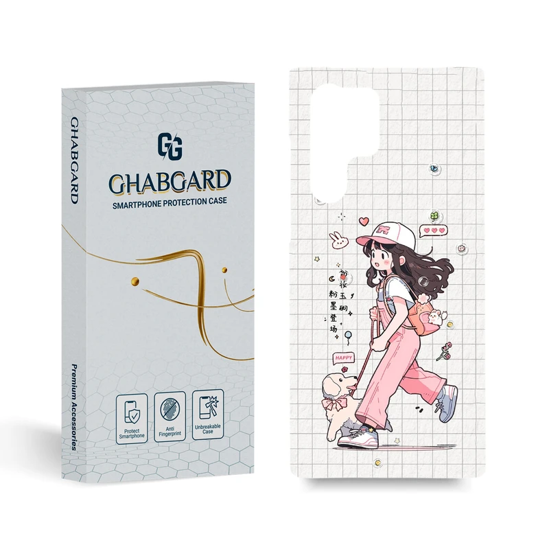 کاور قاب گارد مدل دخترانه مناسب برای گوشی موبایل سامسونگ Galaxy S22 Ultra