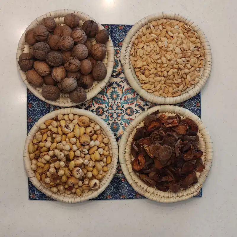 ظرف حصیری مدل کپوبافی کد DRD20