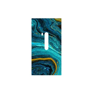 MAHOOT Turquoise marblewith golden streaks Cover Sticker for Nokia Lumia 920