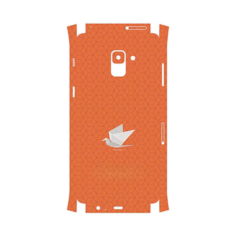 برچسب پوششی ماهوت مدل Minimalist origami bird-FullSkin مناسب برای گوشی موبایل سامسونگ Galaxy A8 Plus 2018