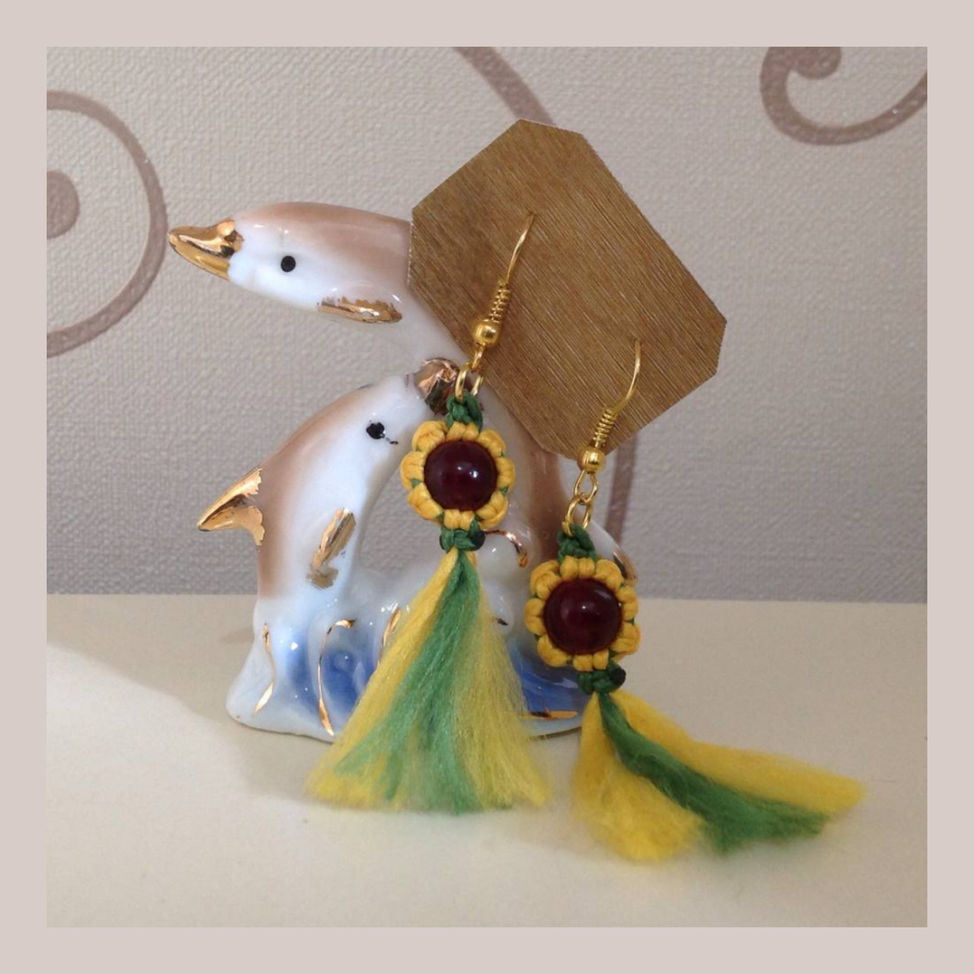 نیم ست زنانه مدل گل آفتابگردان