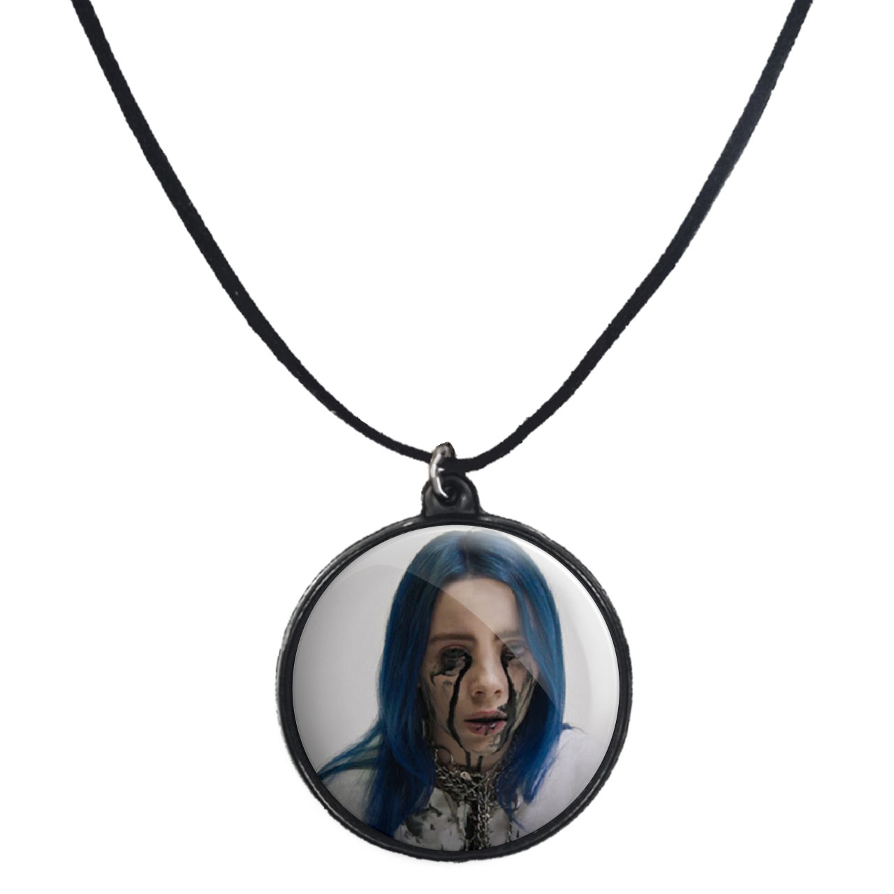 گردنبند پرمانه طرح بیلی آیلیش کد pmb.20035 مدل دو طرفه