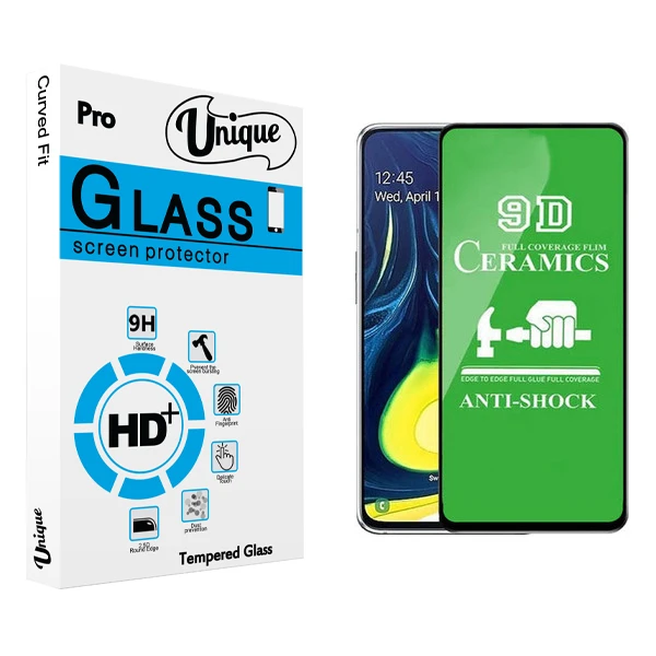 محافظ صفحه نمایش 9D يونيک مدل +Clear مناسب برای گوشی موبایل سامسونگ Galaxy A10 / A10s / M10