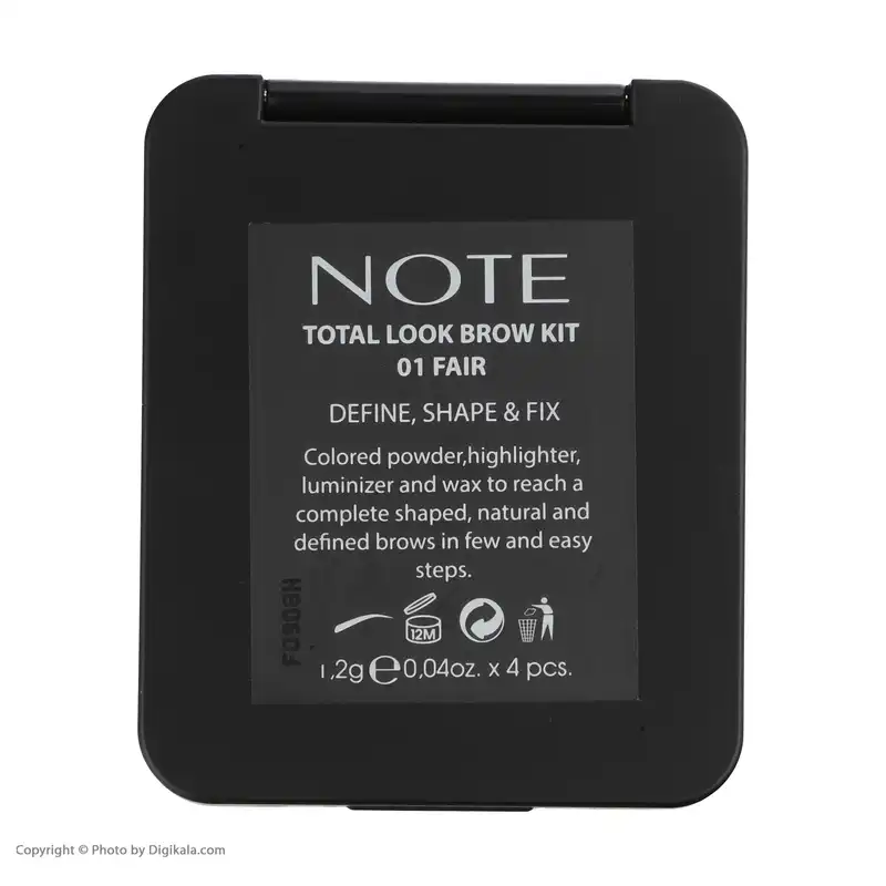 پالت سایه ابرو نوت شماره 01
