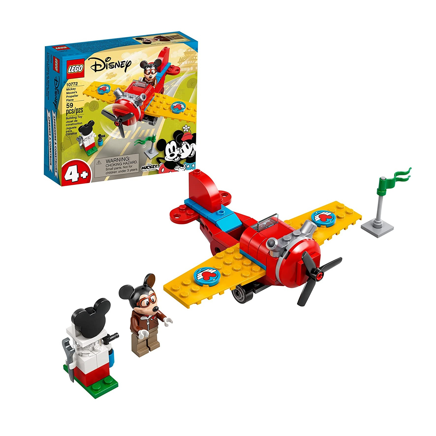 لگو مدل Mickey Mouse کد 10772 Mickey Mouses Propeller Plane لگو مدل Mickey Mouse کد 10772 Mickey Mouses Propeller Plane