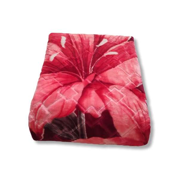 پتو مدل گل برجسته سایز 220x160 سانتی متر