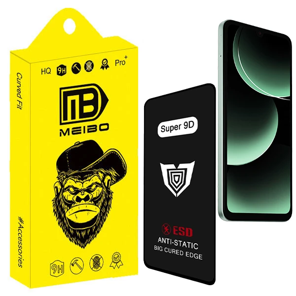 محافظ صفحه نمایش میبو مدل Super 9D Glavers مناسب برای گوشی موبایل  شیائومی Poco m7 5G / redmi 14C 5G / 14R