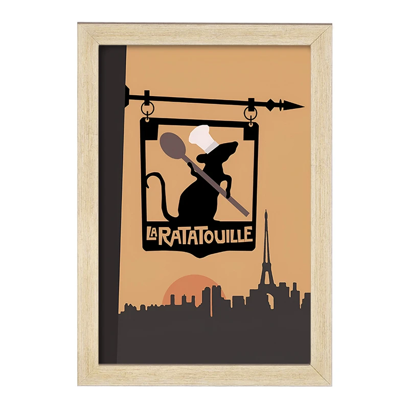 تابلو خندالو مدل راتاتویی (Ratatouille) کد F10287