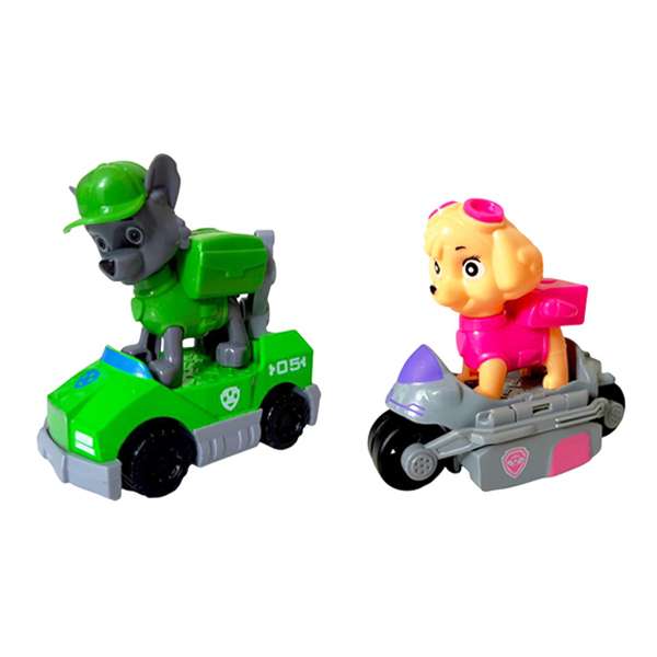 اسباب بازی مدل سگ های نگهبان طرح اسکای و راکی مجموعه 2 عددی