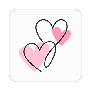 زیر لیوانی کاکتی طرح عاشقانه مدل mp40357