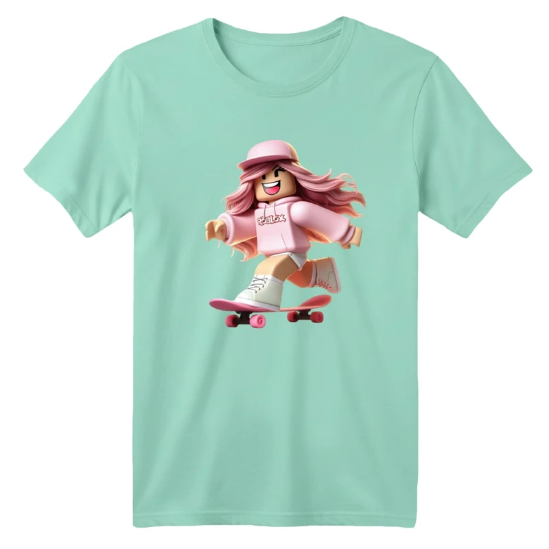 تی شرت آستین کوتاه بچگانه مدل روبلاکس کد 2