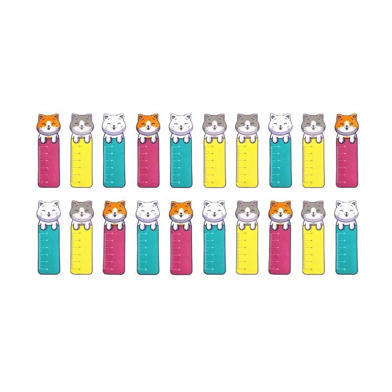  نشانگر کتاب طرح گربه مدل 117004103 بسته 20 عددی