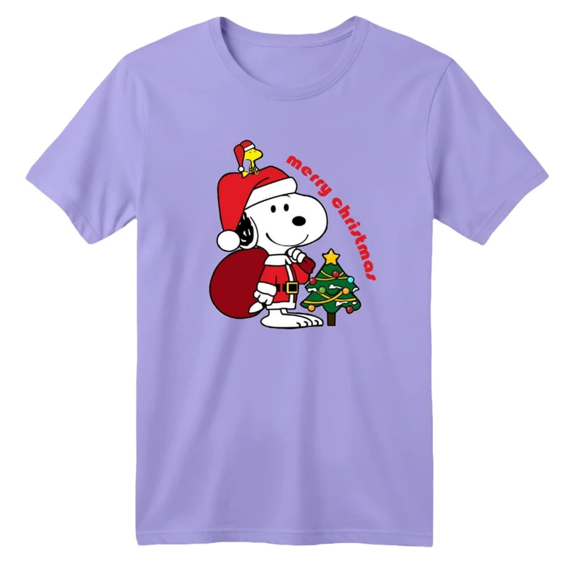 تی شرت آستین کوتاه بچگانه مدل اسنوپی کریسمس کد 9