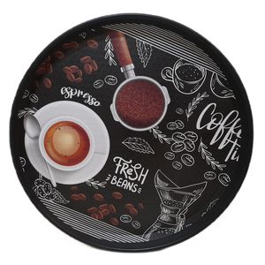 سینی مدل گرد طرح espresso