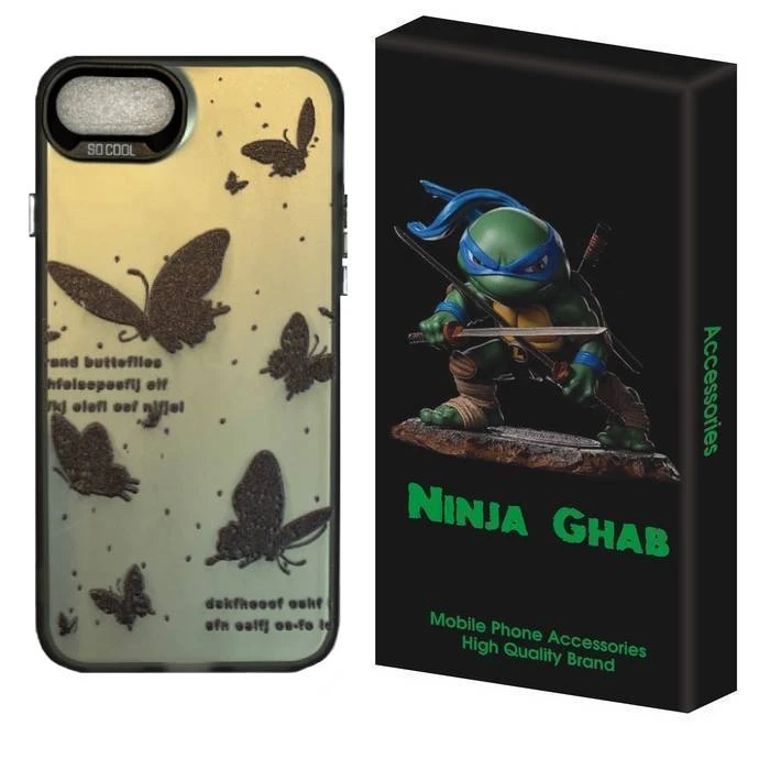 کاور نینجا قاب طرح پروانه مناسب برای گوشی موبایل اپل iPhone 8 Plus / iPhone 7 Plus