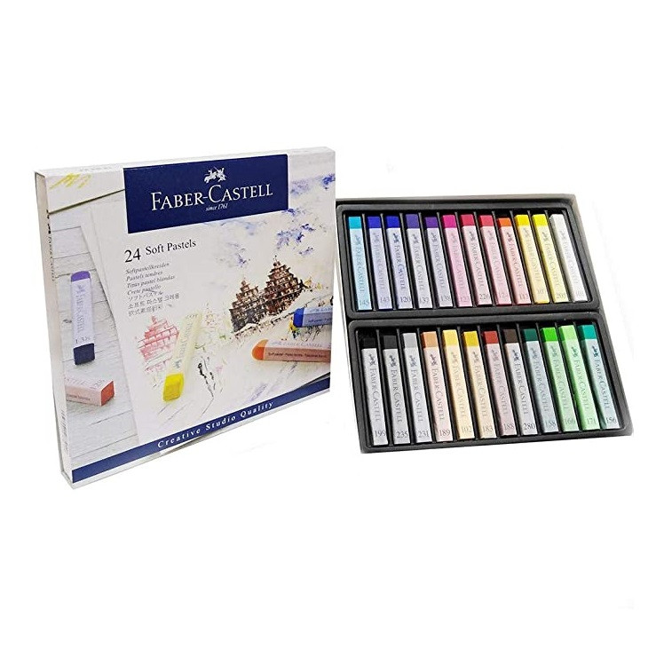 پاستل گچی 24 رنگ فابر کاستل مدل Creative Studio Quality پاستل گچی 24 رنگ فابر کاستل مدل Creative Studio Quality