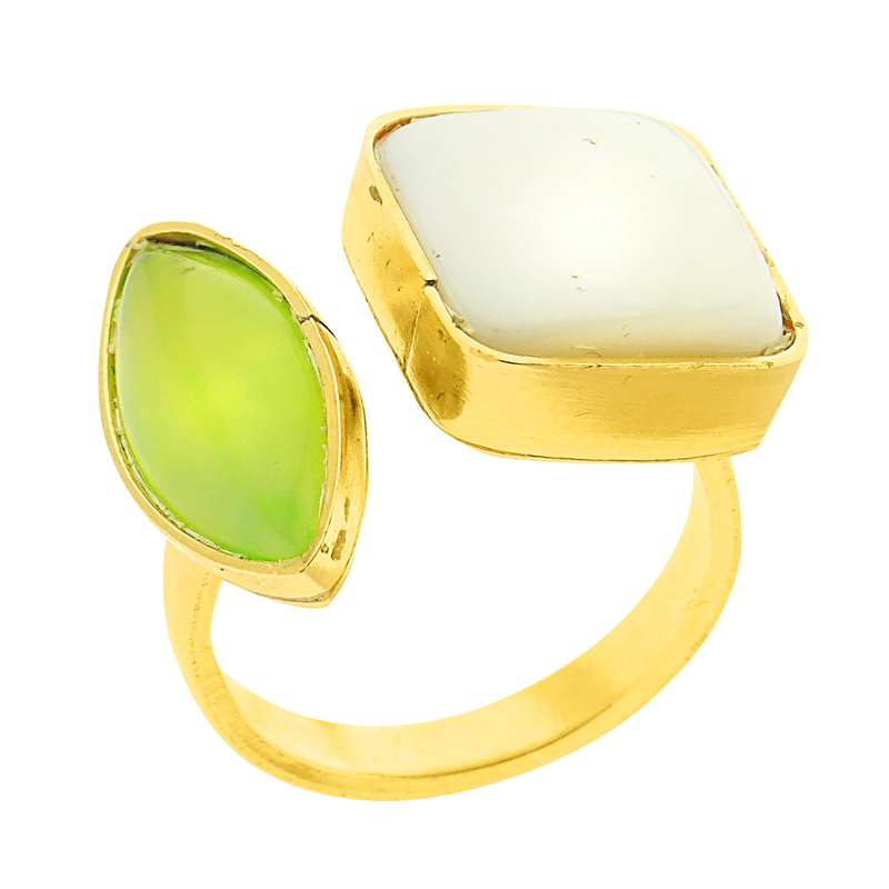 انگشتر زنانه گالری عزیزی مدل gz14735