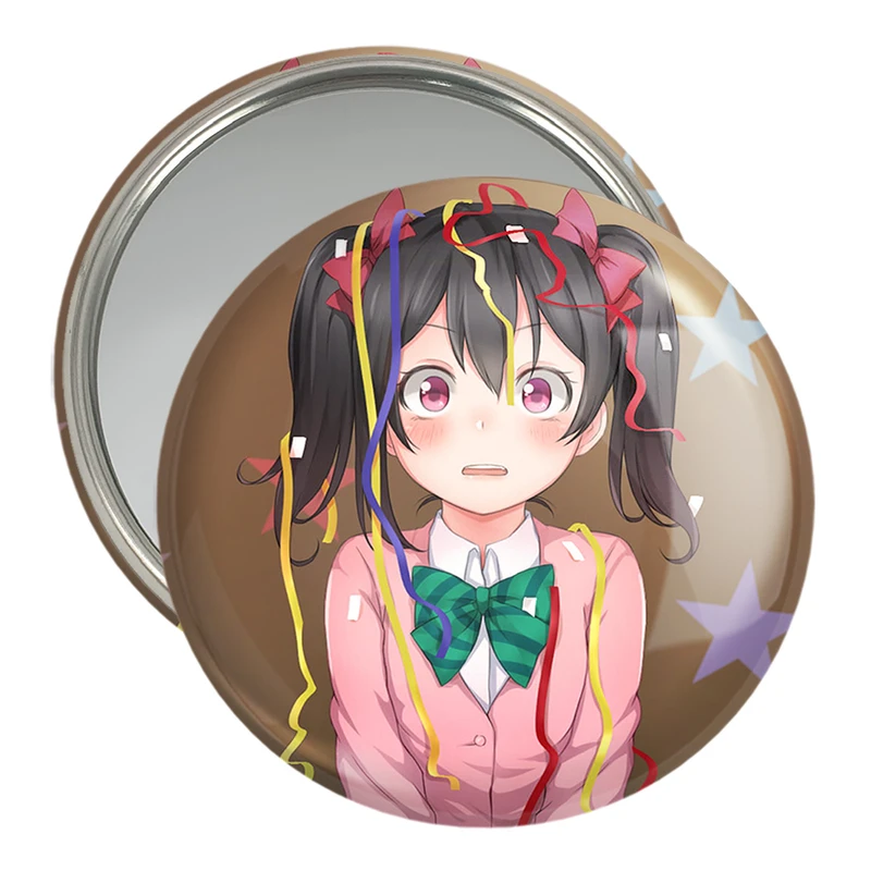 آینه جیبی خندالو مدل یازاوا نیکو انیمه مادوکا مجیکا Madoka Magica  کد 18395