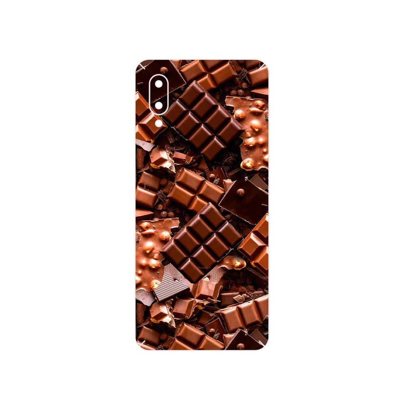 برچسب پوششی ماهوت مدل Chocolate مناسب برای گوشی موبایل سامسونگ Galaxy A02