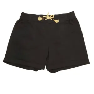 شلوارک زنانه مدل کتان رنگ سرمه ای