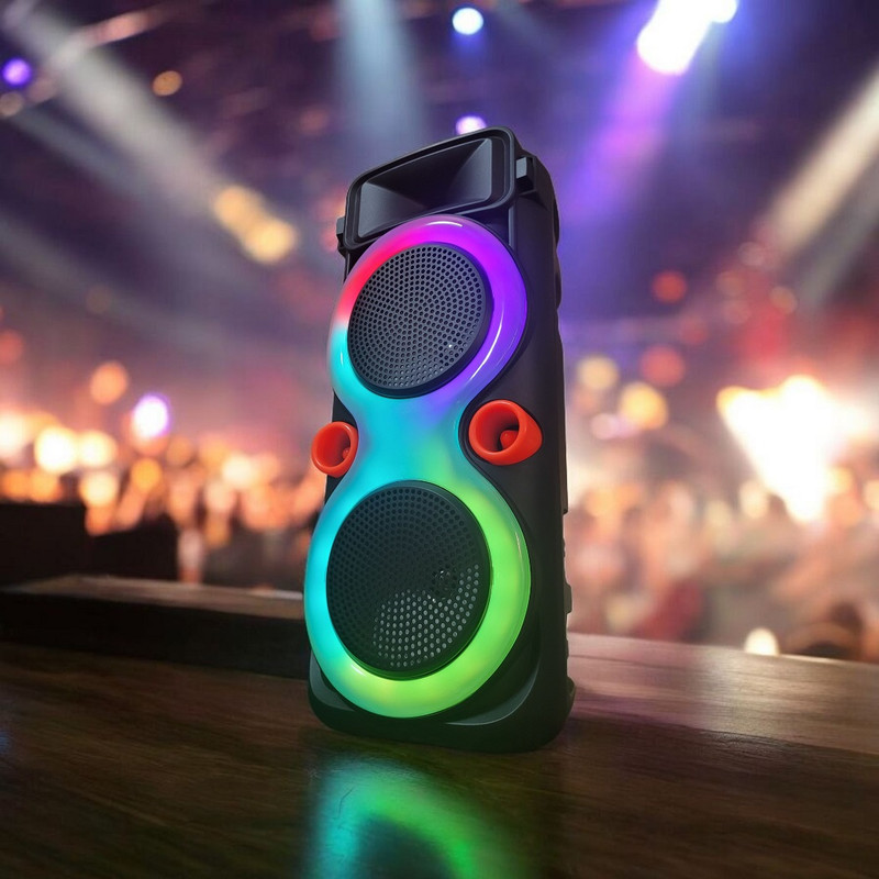 اسپیکر بلوتوثی قابل حمل مدل COLORFUL-BASS SPEAKER