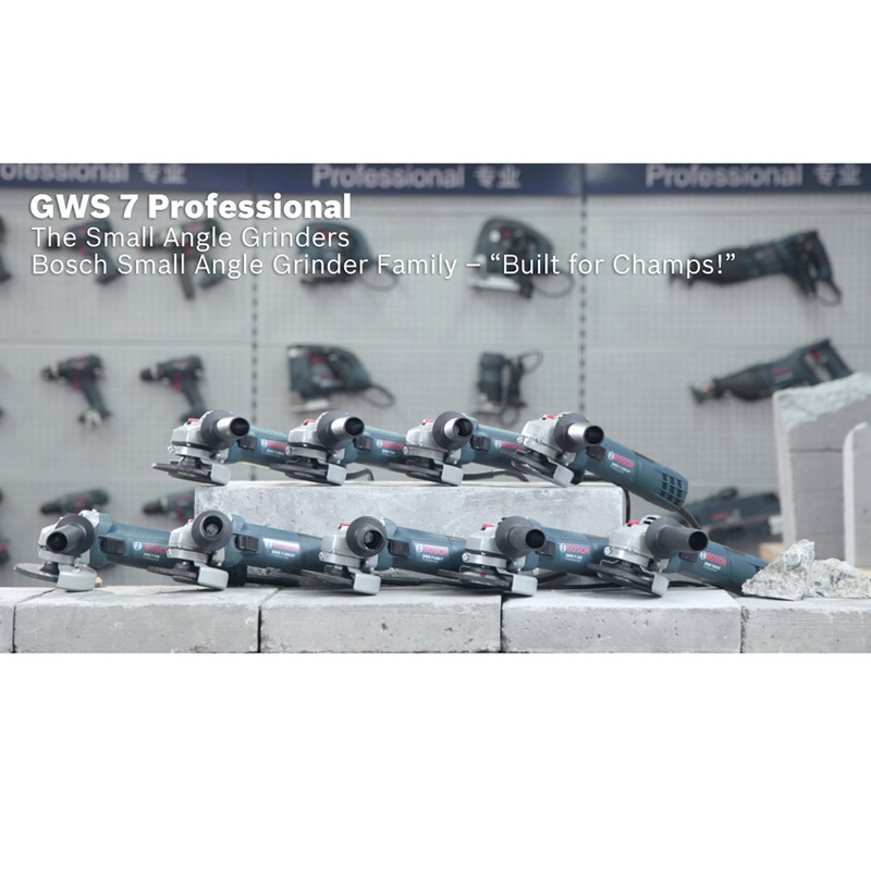 مینی فرز بوش مدل GWS 7-125 به همراه 3 عدد صفحه برش