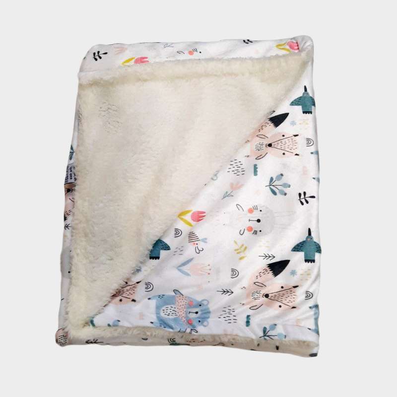 پتو طرح کلاه دار مدل حیوانات سایز 80×90 سانتی متر